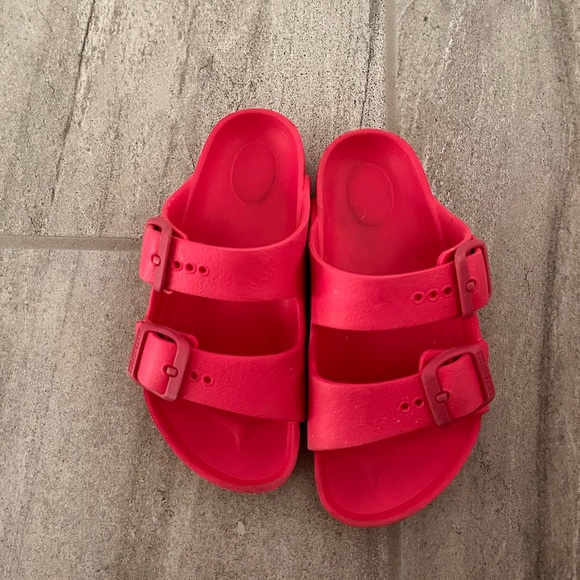 Little girl birkenstock pink Slide Sandals - Picture 1 of 5